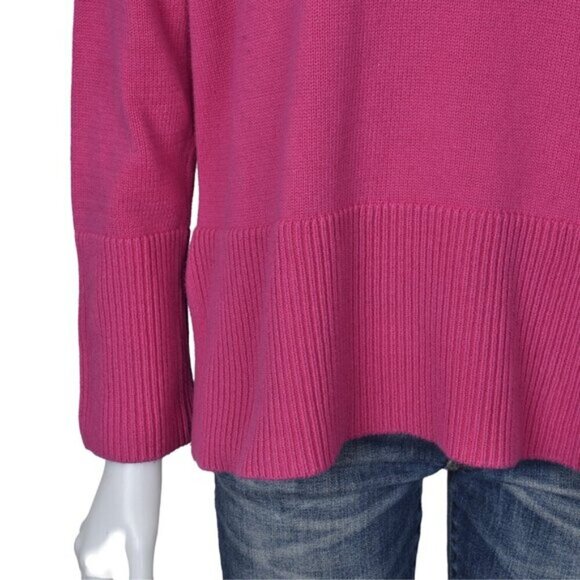 Gap Women's Crew Neck Sweater Pink Relaxed Fit Size Medium - Picture 4 of 15